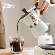 หม้อโมก้าเครื่องชงกาแฟเครื่องบดกาแฟด้วยมือสไตล์อิตาเลียนขนาดเล็กเครื่องใช้ในบ้านทำจากกาต้มน้ำ
