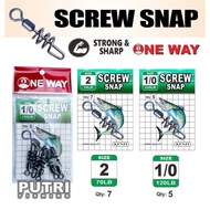 ONE WAY SCREW SNAP Fishing Accessories - HX Fishing Rod Stick