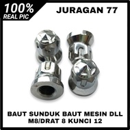 STENLY PROBOLD M8 THREAD 8 KEYS 12 stainless steel nuts