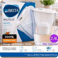 BRITA Water Filter Jug Marella White (2.4L)  incl. 1 MAXTRA Plus cartridge