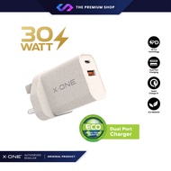 X.One 30W / 20W Eco Charger PD Power Delivery 3.0 | Quick Charge 4.0+ | Dual Port ( USB + Type C ) F