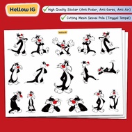 STICKER PACK | WATERPROOF CAT SYLVESTER STICKER WATERPROOF CUTE LAPTOP BOTTLE HELMET HP