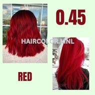 0.45  RED Hair color Set with Oxidizing Cream(100ML) BREMOD