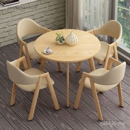 Customer Combination Leisure Round Table Cafe Office Negotiation Milk Tea Shop Reception Simple Dini