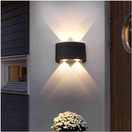 COB Outdoor Garden Wall Lamp / Minimalist LED Wall Light 2x1W 3x1W 4X1W