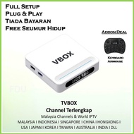 VBOX TV Box 8K Android 14.0 Bluetooth wifi6 0TT Box