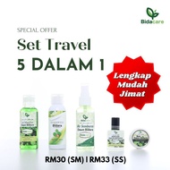 BIDACARE: SET TRAVEL 5IN1 | GEL MANDIAN BIDARA