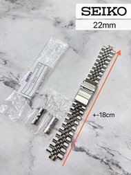 Genuine Seiko Rubber Band / Seiko Stainless Steel Jubilee / 22mm / Seiko Diver Band