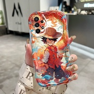 Phone Case For Samsung Galaxy A22 M22 A23 A21s A24 Z40789Case Luffy pattern soft case HP New trendy 
