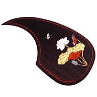 D45 Acoustic Guitar Pickguard Solid Wood Inlaid Abalone Flower