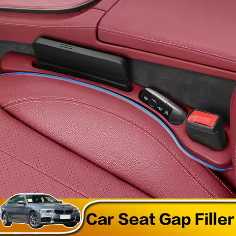 2 Pcs Car Seat Gap Filler Between Seats Crevice Auto Interior Accessories For BMW I3 I4 I5 I6 I7 IX1