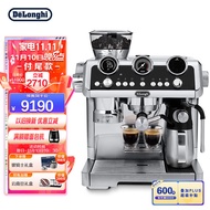 Delonghi（Delonghi）Coffee Machine Knight Series Semi-automatic Coffee Machine Italian Household Induction Grinding Full-Automatic Milk Foam System Cold Extraction Technology EC9865.M Silver