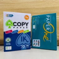 Stationery📐 IK A4 Copier Paper 70gsm / 75gsm 500 sheets IK copy Multi Purpose A4 Paper Ream Pack Pho
