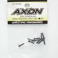 NC-B2-082 AXON SPS Screw M2 / Button Head 2mm X 8mm 10Pic (Steel)