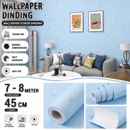 Wall Paper BaseBINTANG biru 7m to/d 8m x 45cm