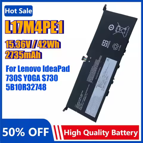 L17M4PE1 L17C4PE1 Laptop Battery for Lenovo Yoga S730-13IWL IdeaPad 730S-13IW 5B10R32748 5B10R32749 