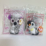 韓國 麥當勞 玩具 美國 TY 聯名 Beanie Boos 動物娃娃 無尾熊 企鵝 熊貓 獅子