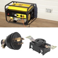 catron-th Generator 3-Hole Socket Plug Single?Phase Copper Engine Accessories Black Gasoline 3/5/6.5