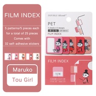Cartoon waterproof convenient index student cute sticky notes office classification sticky notes tag