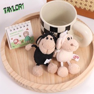 TAYLOR1 Alpaca Plush Keychain Kids Gift Cartoon Animal Keyring Bag Decoration Schoolbag Decoration A