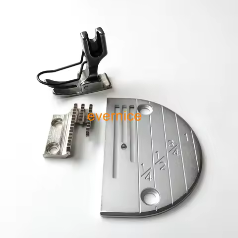 Standard Needle Plate + Feeder + Press Foot For Juki Ddl 5550 8500 8300 8700 5530