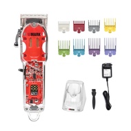 WMARK NG-407 Professional Zero Gapped Hair Clipper Digital Display Self Sharpening Blade 6500 RPM Ro