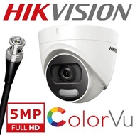 ColorVu 5MP Hikvision DS-2CE72HFT-F  / DS-2CE72HFT-F28 ( 2.8mm) 5 MP ColorVu Fixed Turret Camera - 5
