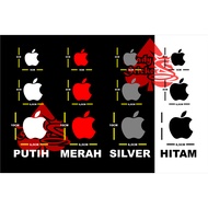 Apple cutting sticker, apple car sticker