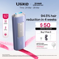 Ulike Air2 MAX ice cooling Hair Removal 94.5% Hair reduction within 4 weeks