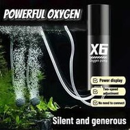 Fish Tank Oxygen Pump With 2 Air Stones, USB Rechargeable Oxygen Pump, Suitable For Outdoor Fishing/