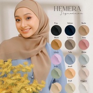 Buy with Free 🎁 Hemera Square Scarf by The Hijab Co - Tudung Bawal - Organdi mix Superfine Voile