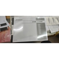 RESTORE RS150 MOTOR HONDA PART BOOK-COMPLETE MANUAL BOOK-EX5/RS150/WAVEDASH/WAVE125/AIRBLADE n ETC