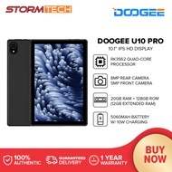 Doogee U10 Pro Tablet | 20GB RAM (+12GB Extended) + 128GB | Quad-Core RK3562 | 10.1” IPS HD Display 