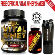 Vitalbolic Muscle Growth Activator 90 Tablets 45 Servings (Orange) + Vital Whey 1kg/2.2lbs Whey Isol