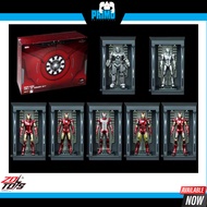 ZD Toys - Iron Man MK1 to MK7 Figure With Hall Of Armor Boxset 4 inches Series - [Ready Stock]