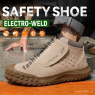 Safety Shoes Safety Boots Waterproof Anti-Scalding Work Shoes Workshop Protective Shoes Safety Shoes Steel Toe Shoes Heavy-Duty Safety Shoes Electric Welder Shoes Anti-Smashing Ste