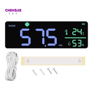 DM1306D Digital Decibel Sound Meter Smart Wall Mounted Noise Detector 30-130DB Temperature and Humid