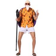 🇹🇭สินค้าอยู่ไทย🇹🇭 🔥 CP175.2 ชุดผู้เฒ่าเต่า ผู้เฒ่าเต่า มุเท็นโรชิ ดราก้อนบอล Dress for Kame-Sennin M