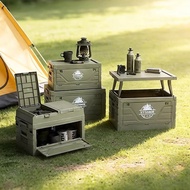 Leer Camping Crate Box Strong And Durable Multipurpose 50/70L Extra Large Capacity