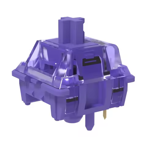 KBDiy Asura Switch Tactile MX Switches 50g for Gaming Mechanical Keyboard KIT Purple Factory Lubed C