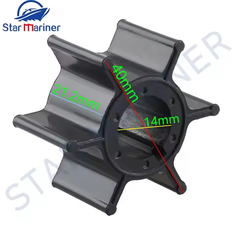 662-44352 Water Pump Impeller For Yamaha Baot Motor 2T 5HP 8HP 662-44352-01 662-44352-00 662-44352-0
