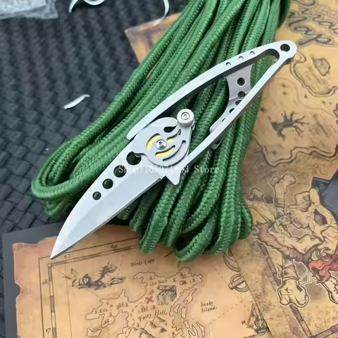 Pocket Jungle Rescue Compact Knife Outdoor Utility Folding Blade Knife - 5102 Wilderness Survival De