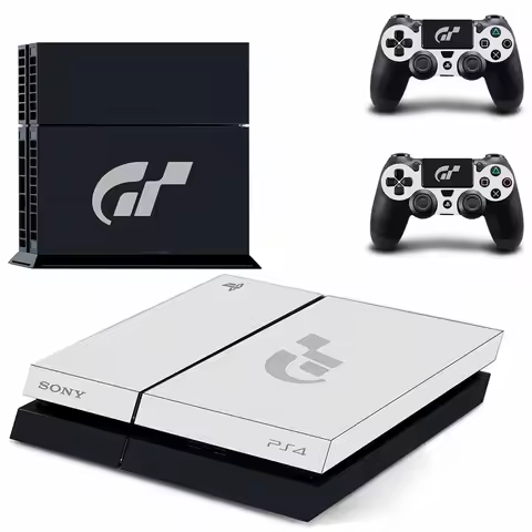 GT Sport PS4 Stickers Play station 4 Skin Sticker Decals For PlayStation 4 PS4 Console & Controller 