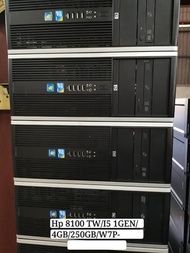 Hp 8100 TW / I5 1GEN / 4GB / 250GB / 250GB / W7P