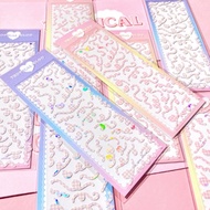 [Tropical Igloo] Doodle Checkered Korean Stickers