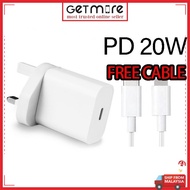 (Free Cable) (FREE CABLE  l Fast USB Charger Quick Charge 4.0 3.0 Charger compatible