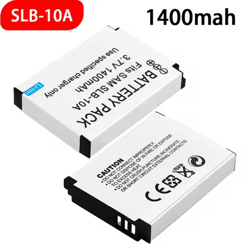 SLB10A SLB-10A Charging Set 3.7V1400mAh for Samsung Slb10a ES55 L210 L100 L110 WB550 WB800F WB150F P