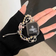 Getyr.bd Silver Crystal Color Beaded Strap Apple Watch Suitable for Apple Watch Strap 10789 4.16