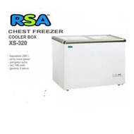 RSA XS 320 Chest Freezer Box Sliding 300L Lemari Pembeku Es Krim By