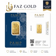 PAMP Suisse Gold Bar 1g 999.9 Fine Gold Veriscan Assay Card